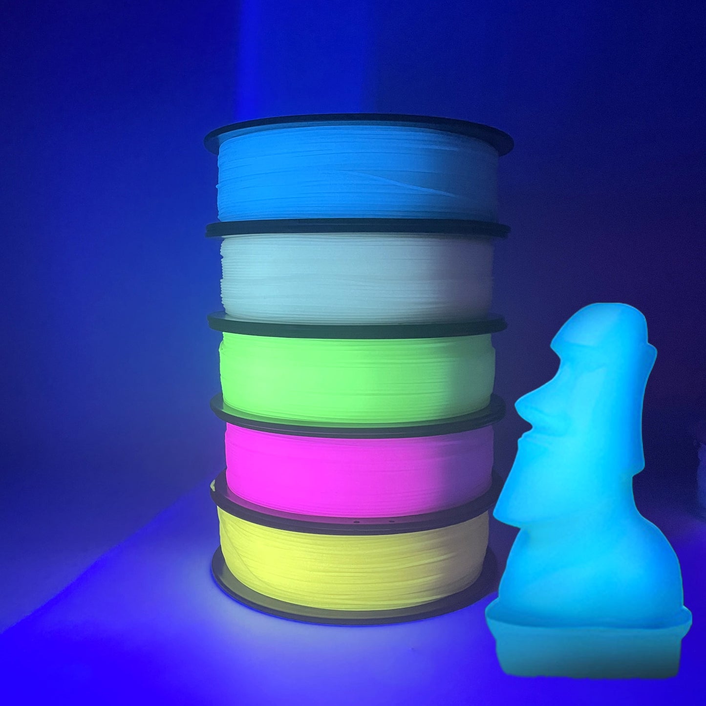 PLA Luminous - Green Filament 1.75mm - FilamentHub