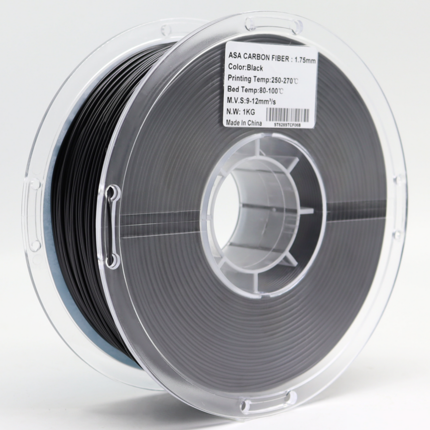 ASA CF Carbon Fiber Black 1.75mm 3D Printer Filament Spool Label – FilamentHub