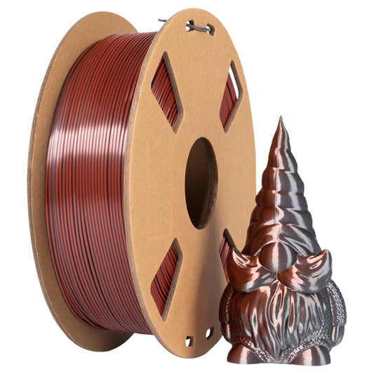 PLA Dual - Black / Copper Filament 1.75mm - FilamentHub