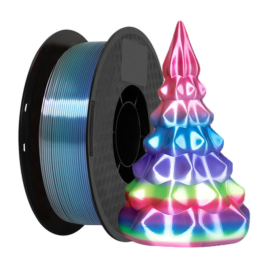 PLA Silk Rainbow - Blue Series Filament 1.75mm - FilamentHub