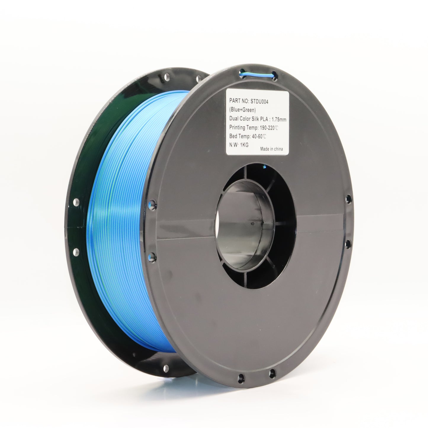 PLA Dual - Blue / Green (2) Filament 1.75mm - FilamentHub