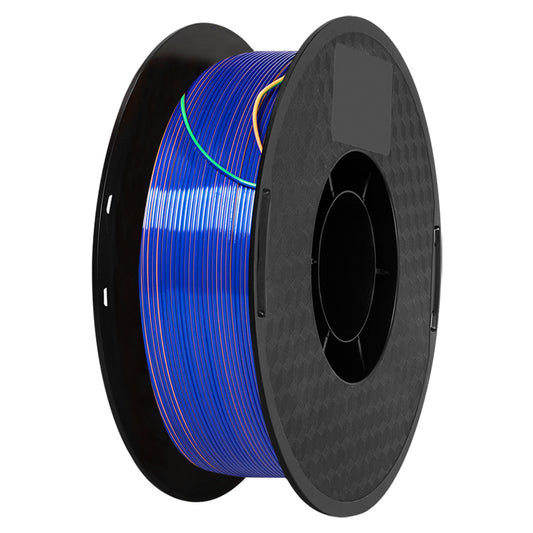 PLA Tri - Blue / Orange / Green Filament 1.75mm - FilamentHub