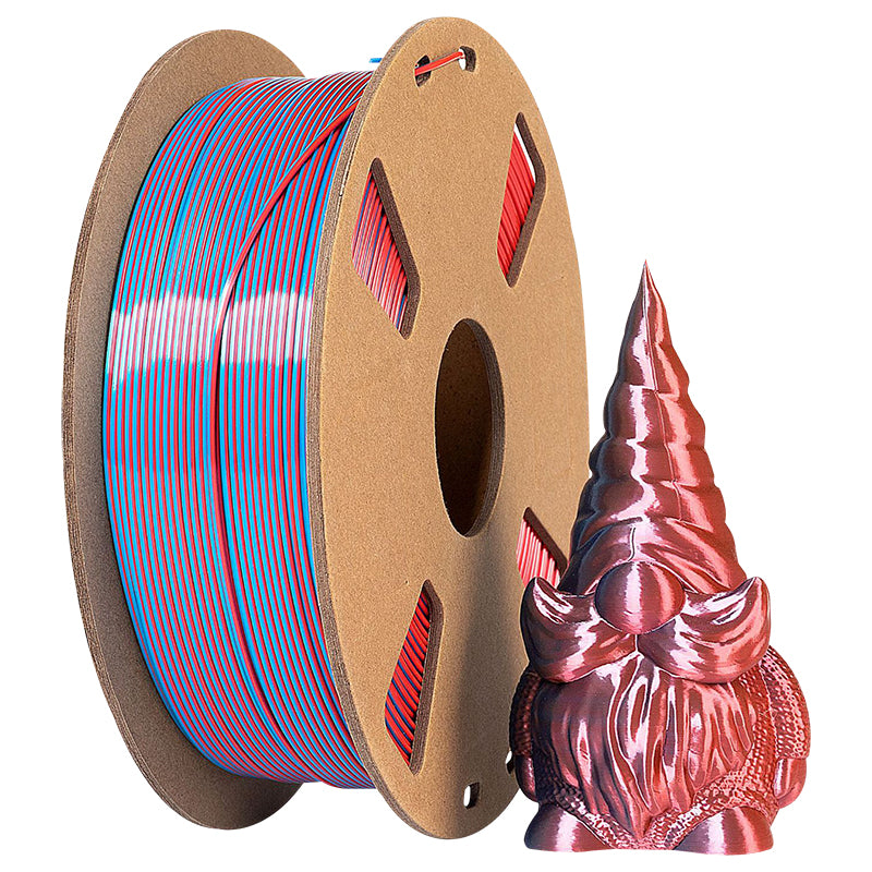PLA Dual - Blue / Red Filament 1.75mm - FilamentHub