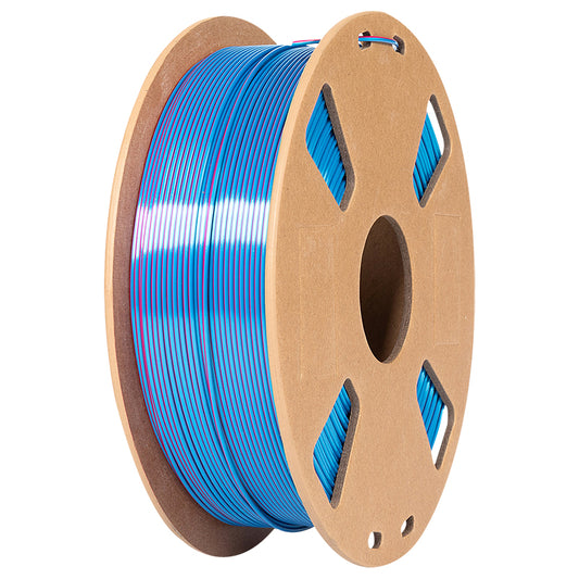 PLA Dual - Blue / Rose Red Filament 1.75mm - FilamentHub