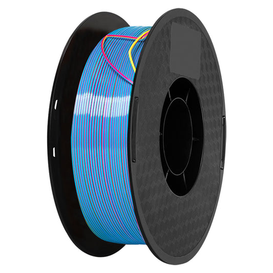 PLA Tri - Blue / Fuchsia / Yellow Filament 1.75mm - FilamentHub