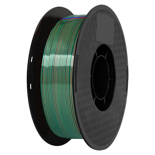 PLA Tri - Dark Red / Blue / Green Filament 1.75mm - FilamentHub
