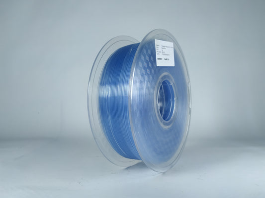 PLA Transparent - Glacier Blue Filament 1.75mm - FilamentHub