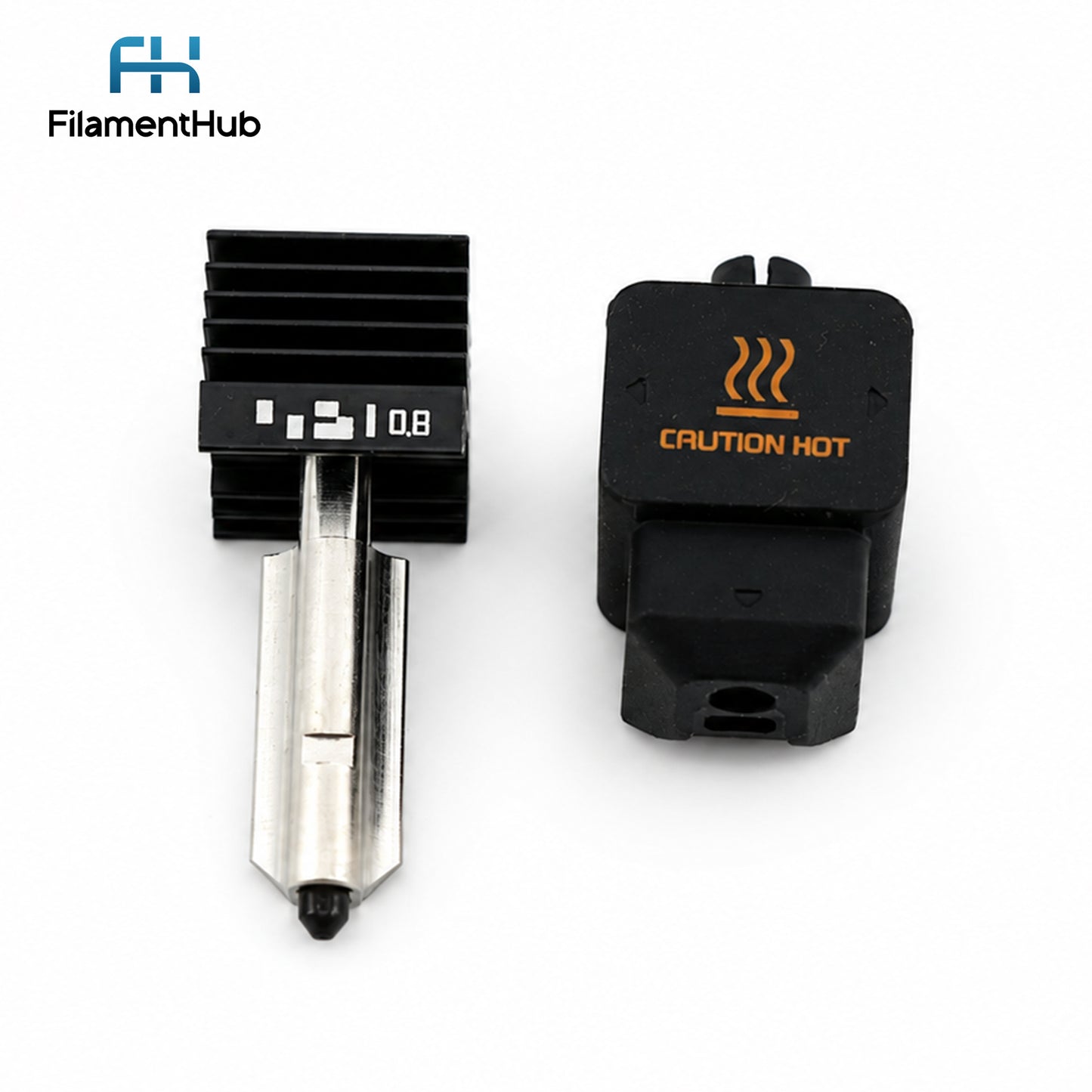 FilamentHub Bambu Hardened Steel Hotend Nozzle – H2 Series / P2S / X2D 1.75mm 3D Printer Filament Example Model Australia