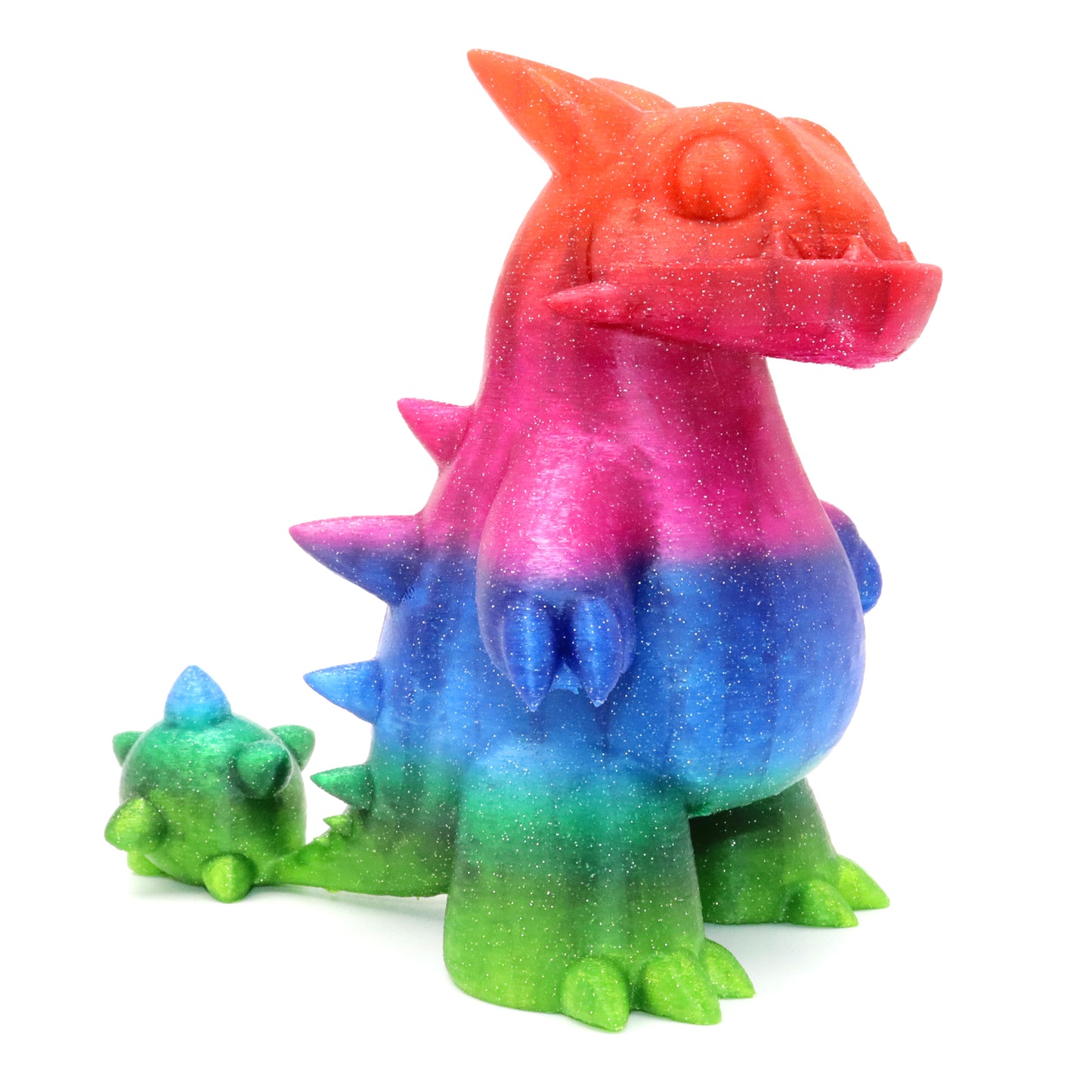 PLA Rainbow - Fast Change + Glitter Filament 1.75mm - FilamentHub
