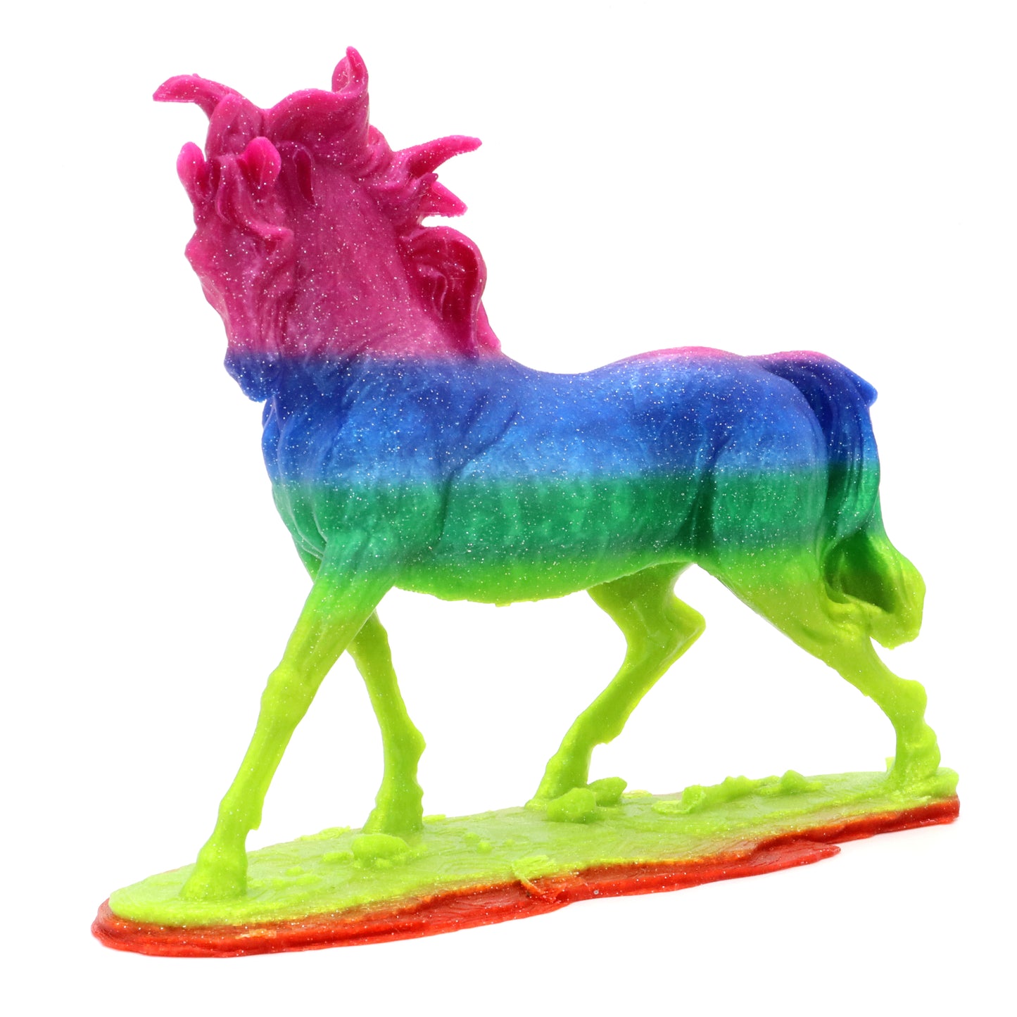 PLA Rainbow - Fast Change + Glitter Filament 1.75mm - FilamentHub