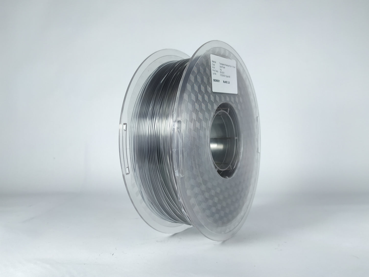 PLA Transparent - Lilac Purple Filament 1.75mm - FilamentHub