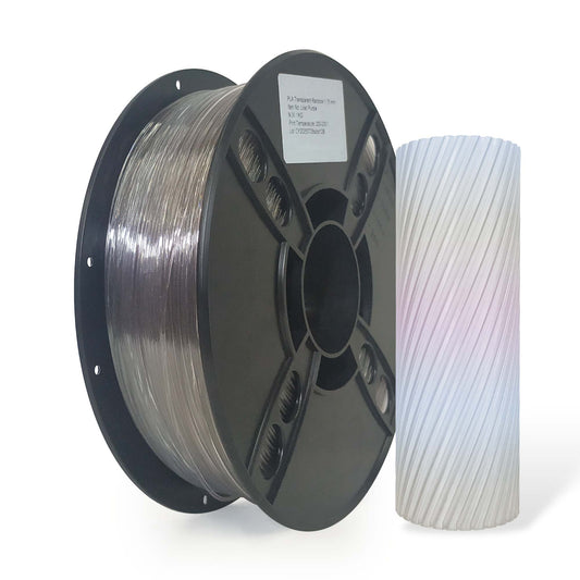 PLA Transparent - Lilac Purple Filament 1.75mm - FilamentHub