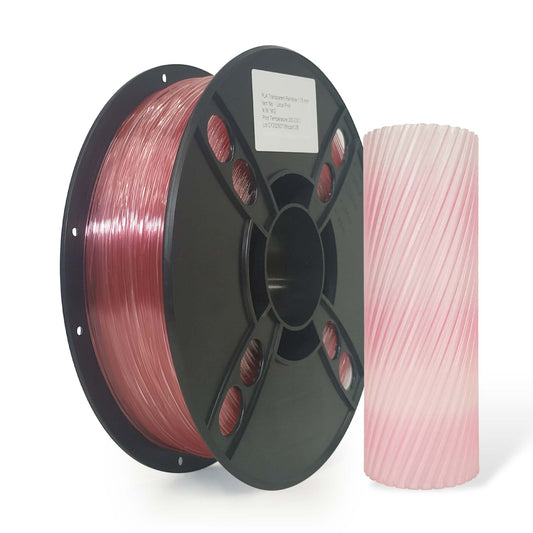 PLA Transparent - Lotus Pink Filament 1.75mm - FilamentHub