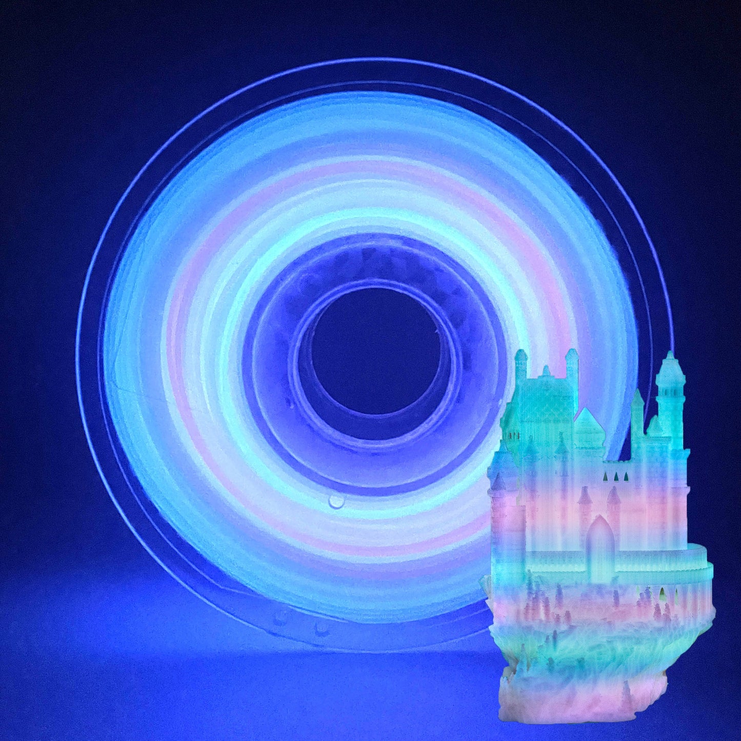 PLA Luminous - Rainbow Filament 1.75mm - FilamentHub