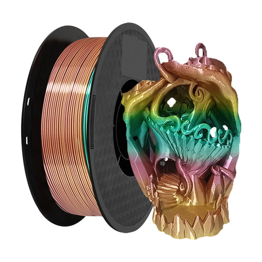 PLA Silk Rainbow - Macaron Series Filament 1.75mm - FilamentHub
