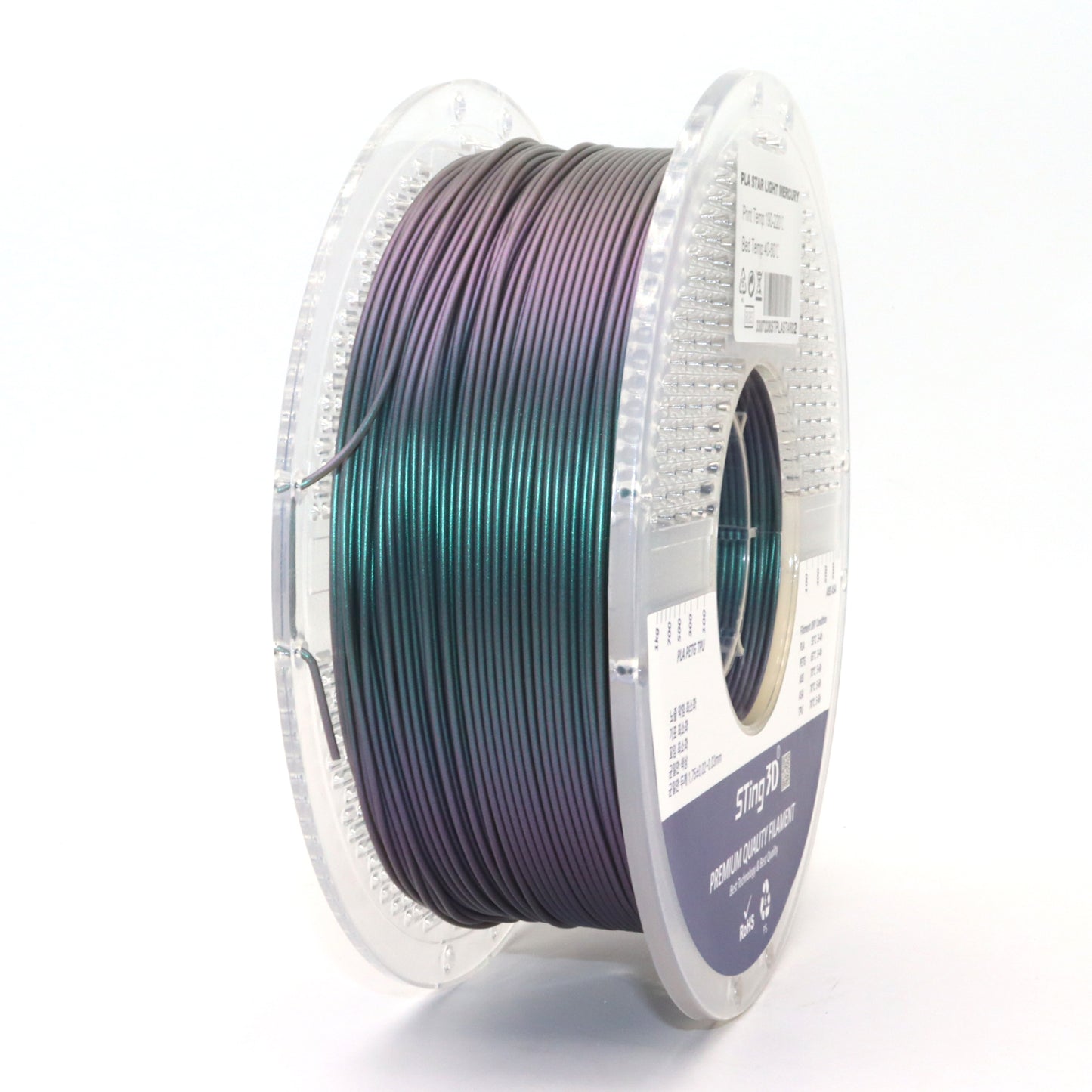 PLA Starlight - Mercury Filament 1.75mm - FilamentHub