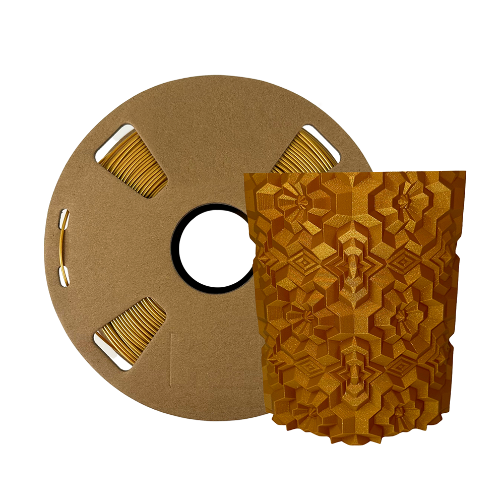 PLA Metallic - Gold Filament 1.75mm - FilamentHub