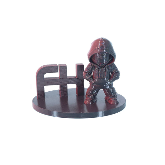 FilamentHub PETG Dual Black Red 1.75mm 3D Printer Filament printed sample model