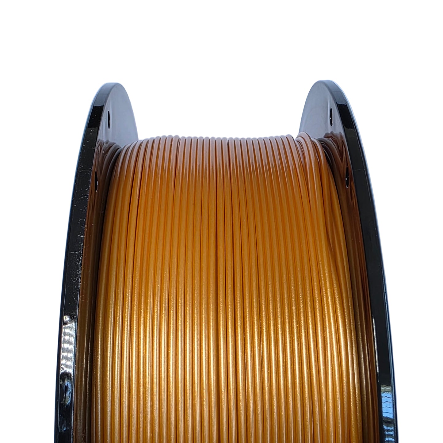 FilamentHub PETG Gold 1.75mm 3D Printer Filament Spool Closeup Australia