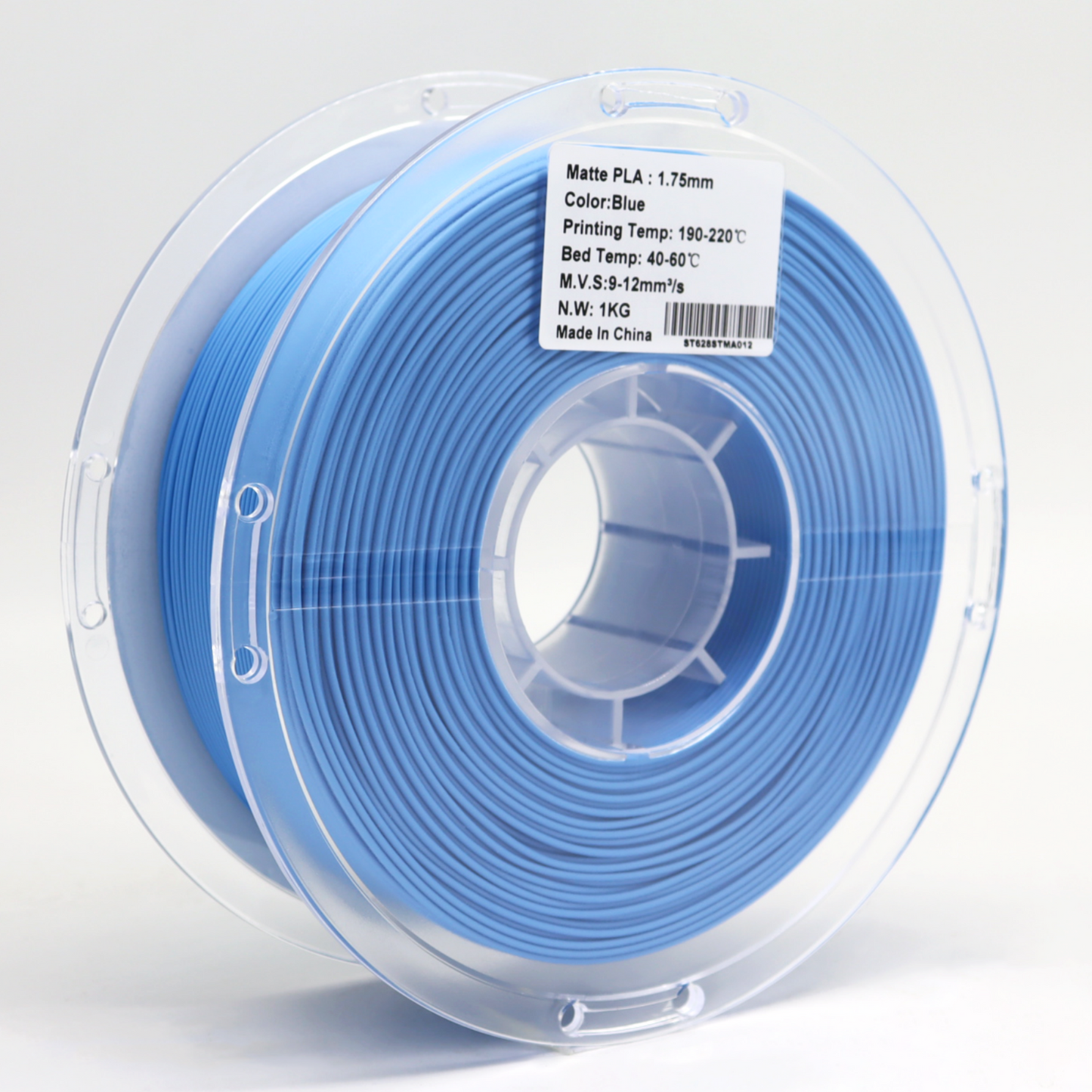 PLA Matte Blue 1.75mm 3D Printer Filament Spool Label – FilamentHub