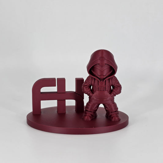 FilamentHub PLA Matte Dark Wine Red 1.75mm 3D Printer Filament printed sample model