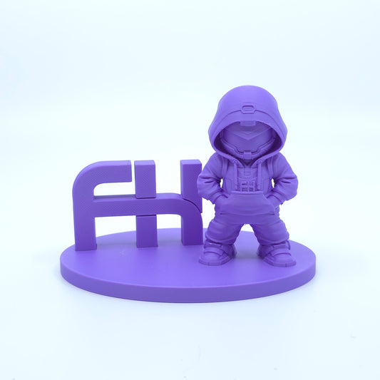 FilamentHub PLA Matte Lavender 1.75mm 3D Printer Filament printed sample robot model