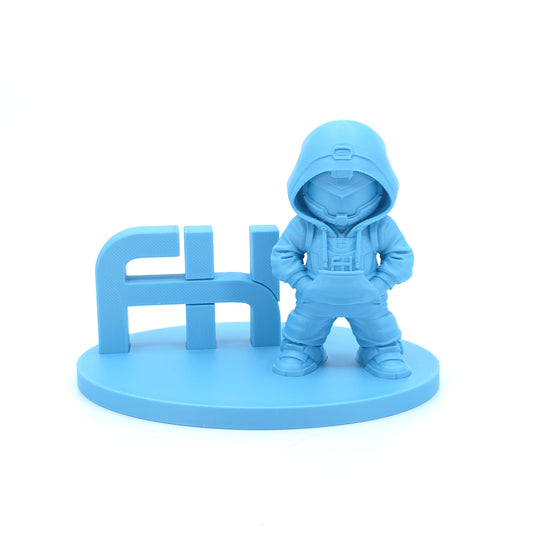 FilamentHub PLA Matte Pastel Blue 1.75mm 3D Printer Filament printed sample model