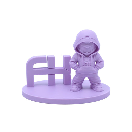 FilamentHub PLA Matte Pastel Purple 1.75mm 3D Printer Filament printed sample model robot