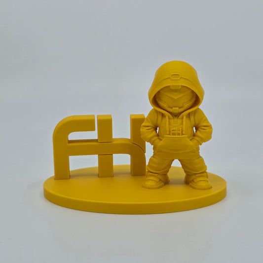 FilamentHub PLA Matte Sunny Yellow 1.75mm 3D Printer Filament printed sample model