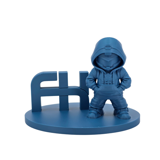 FilamentHub PLA Matte Teal Blue 1.75mm 3D Printer Filament printed sample model