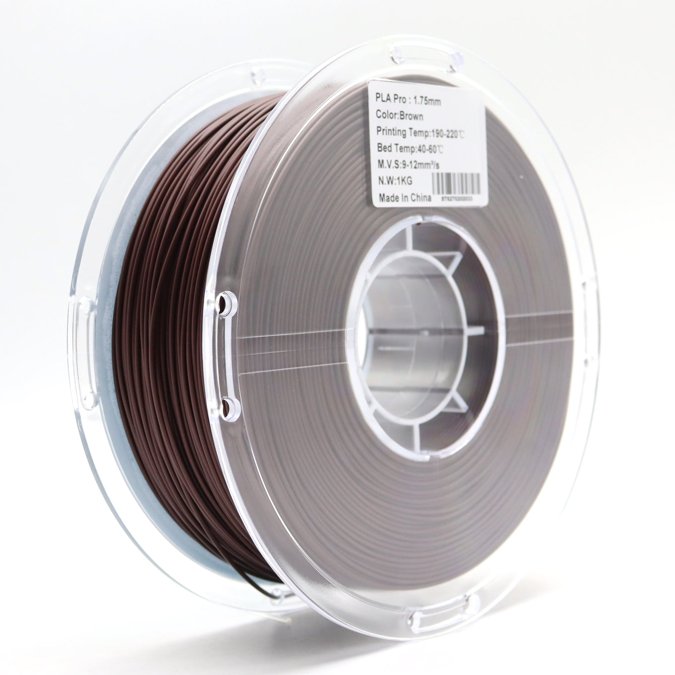 FilamentHub PLA Pro Brown 1.75mm 3D Printer Filament Spool Label Australia