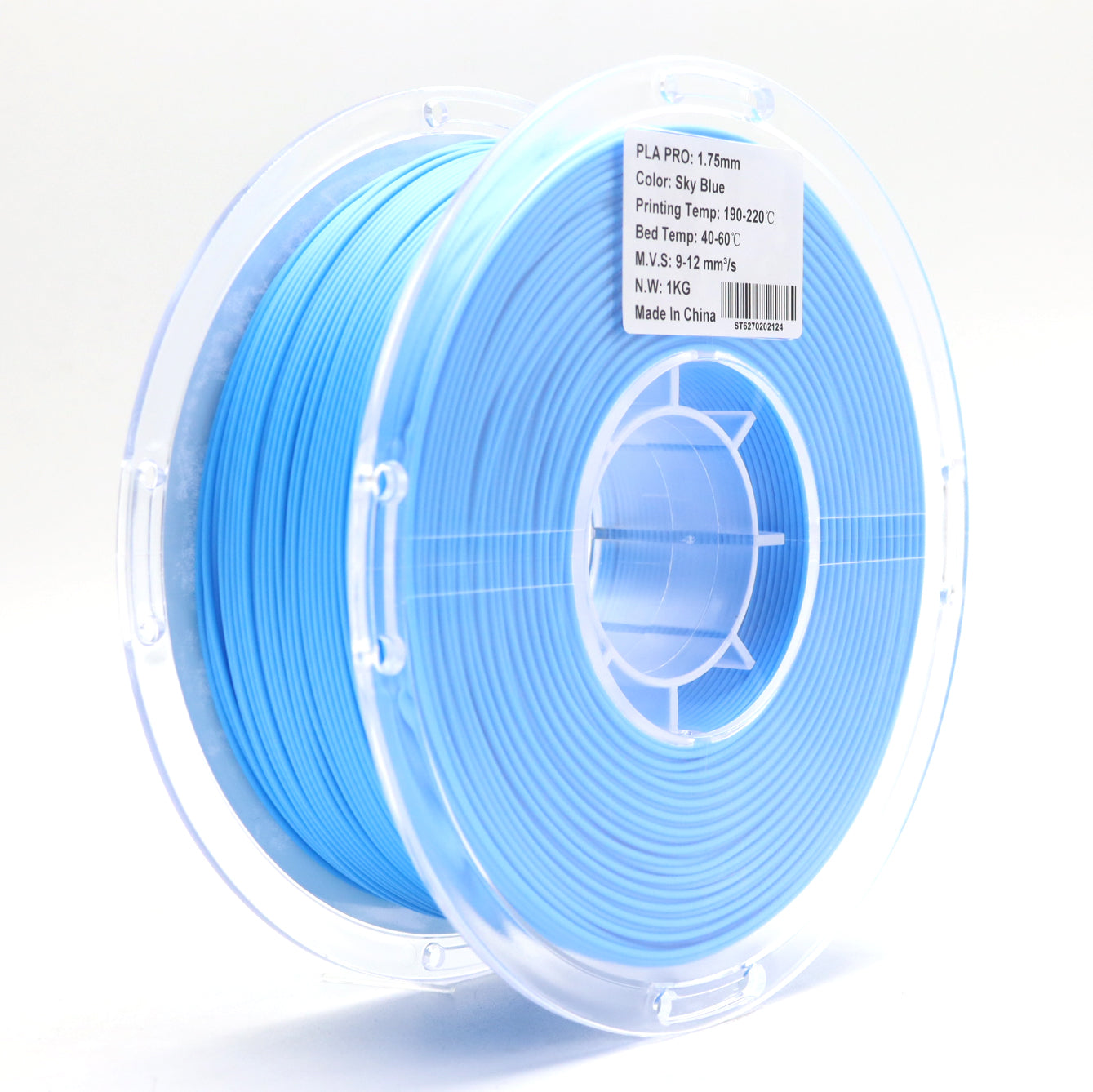 FilamentHub PLA Pro Sky Blue 1.75mm 3D Printer Filament Spool Label Australia