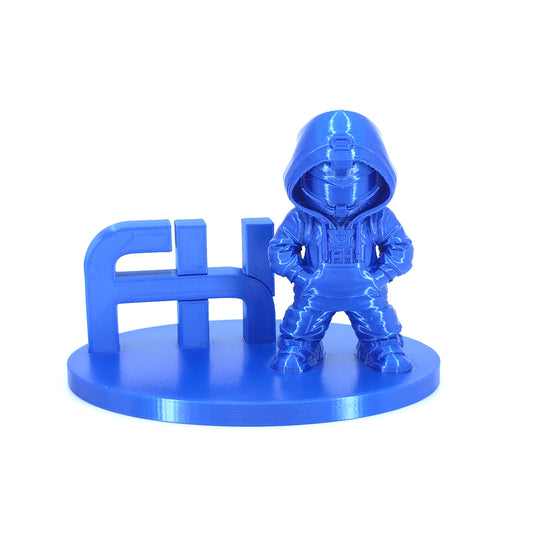 FilamentHub PLA Silk Dark Blue 1.75mm 3D Printer Filament printed sample model