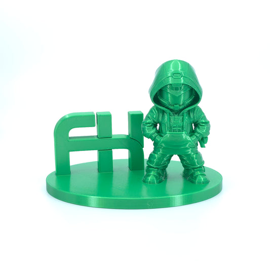 FilamentHub PLA Silk Green 1.75mm 3D Printer Filament printed sample model
