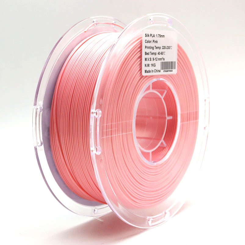 FilamentHub PLA Silk Pink 1.75mm 3D Printer Filament Spool Label Australia