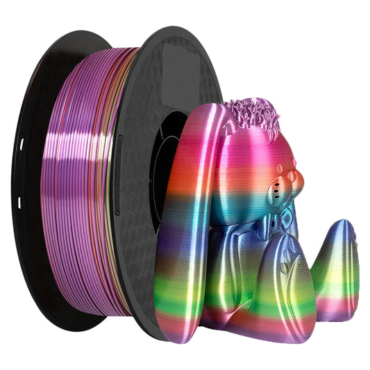 PLA Silk Rainbow - Red Series Filament 1.75mm - FilamentHub