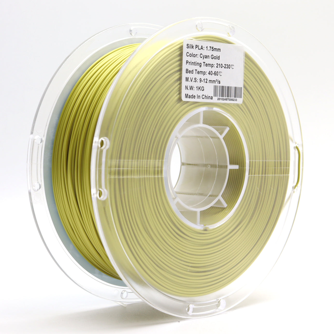 PLA Silk - Cyan Gold