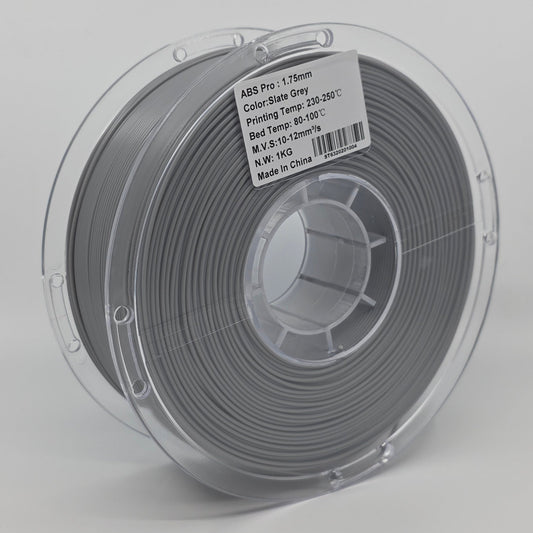 ABS Pro Slate Grey 1.75mm 3D Printer Filament Spool
