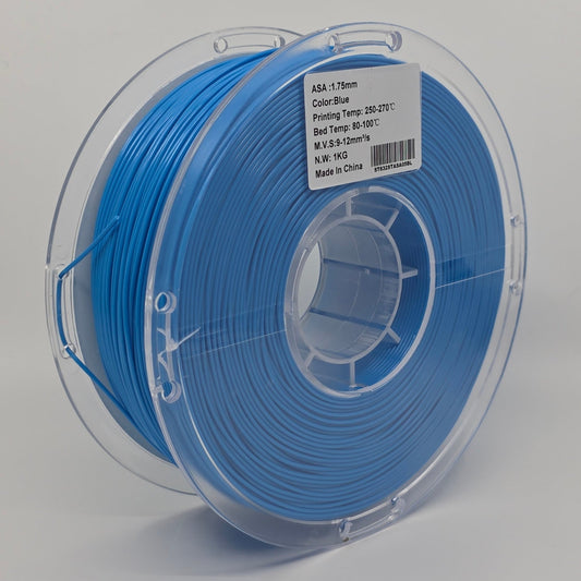 ASA Blue 1.75mm 3D Printer Filament Spool