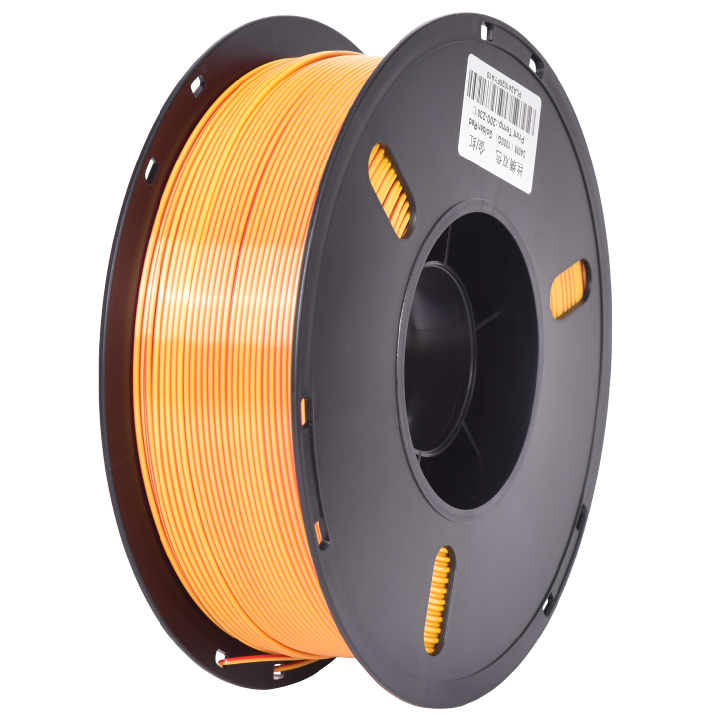 PLA Dual Silk - Gold/Red 1.75mm 3D Printer Filament Spool