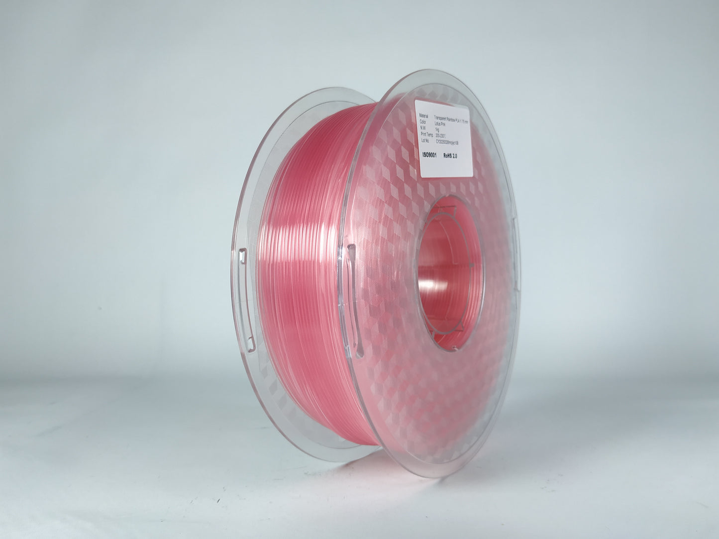 PLA Transparent - Lotus Pink Filament 1.75mm - FilamentHub