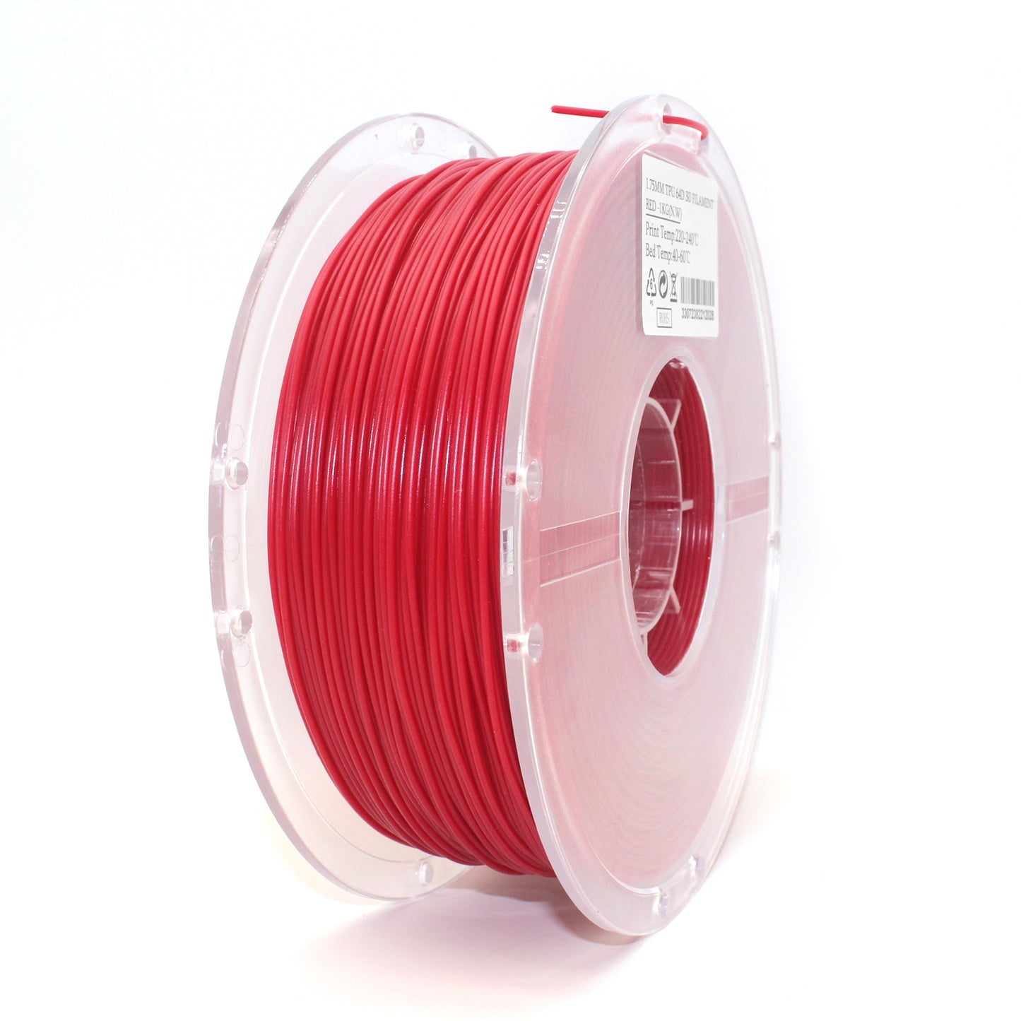 TPU 95a - Red Filament 1.75mm - FilamentHub