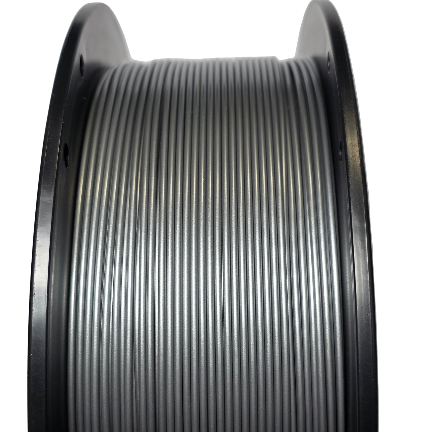 PETG Silver 1.75mm 3D Printer Filament Close up – FilamentHub