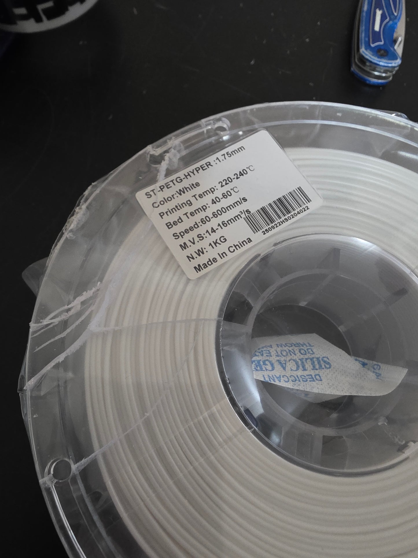 PETG Hyper Speed White (Damage Spool)