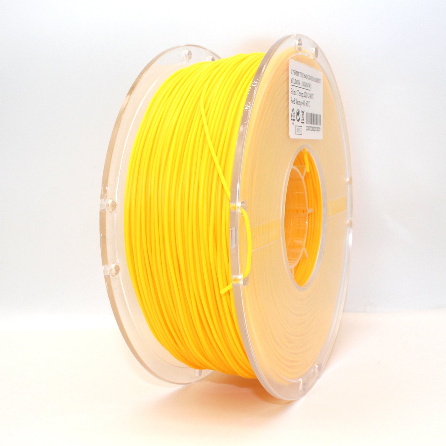 TPU 95a - Yellow Filament 1.75mm - FilamentHub