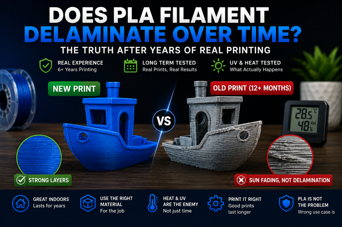 Does PLA Filament Delaminate Over Time? Real Experience