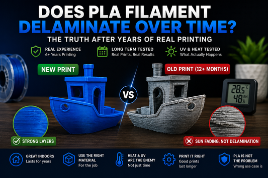 Does PLA Filament Delaminate Over Time? Real Experience