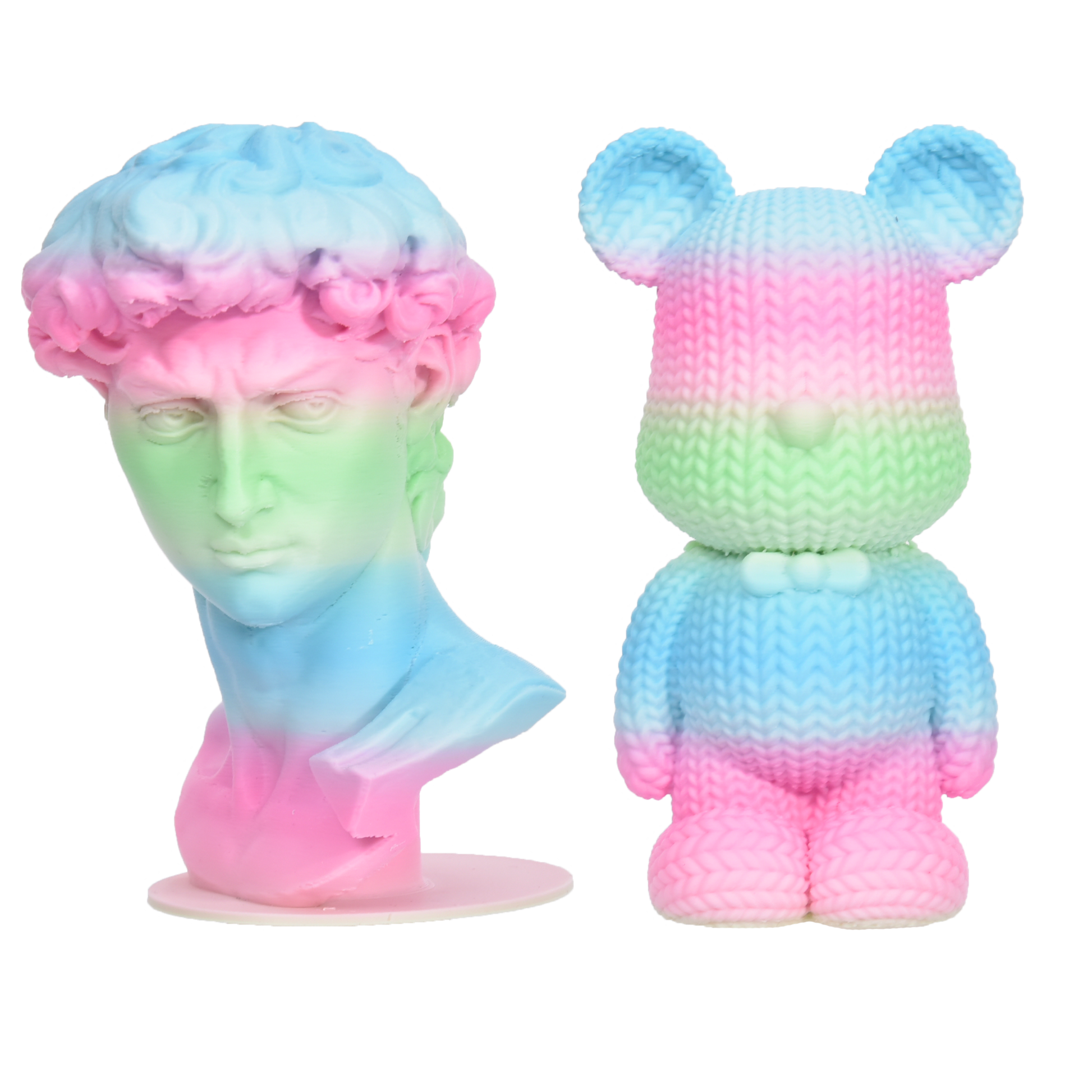 FilamentHub PLA Matte Rainbow 03 1.75mm 3D Printer Filament Example Model Australia