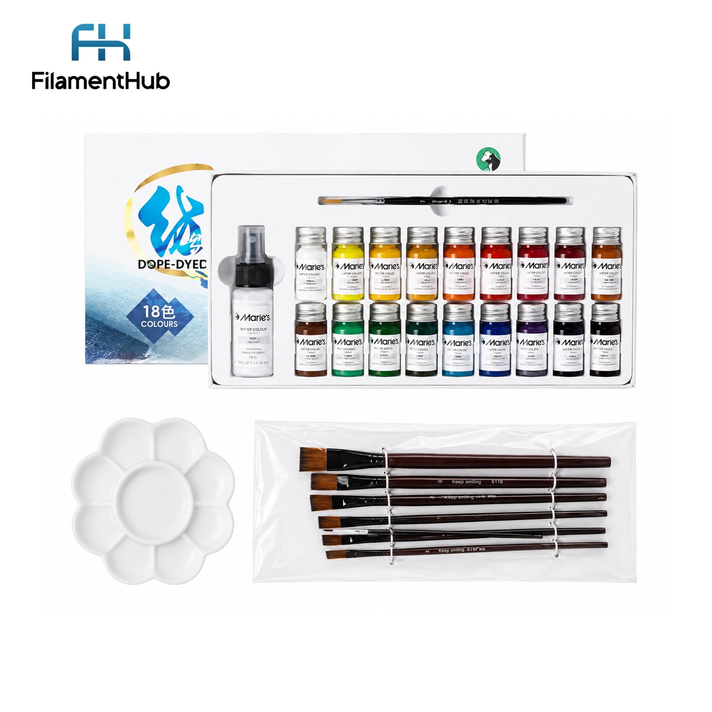Paint Set - 18 Colours