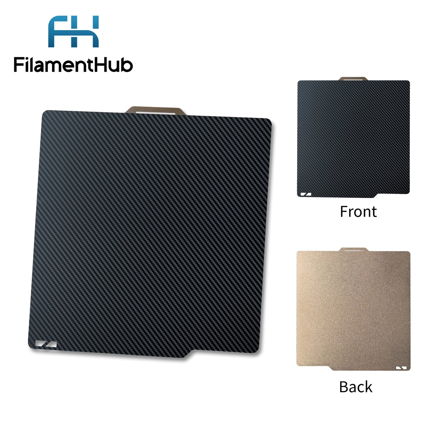 Carbon Fibre PET & Textured PEI Build Plate for Bambu Lab